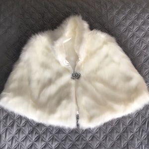 Faux Fur Shawl